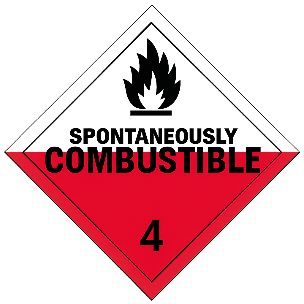 Class 4.3 Dangerous When Wet